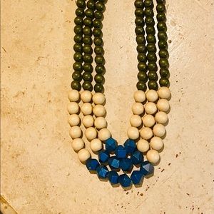 Anthropologie wooden necklace